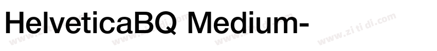 HelveticaBQ Medium字体转换